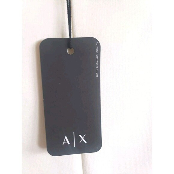 Armani Exchange Sheath Dress  Women's XL Cream Shoulder Zip Wool Blend NWT - Picture 3 of 9